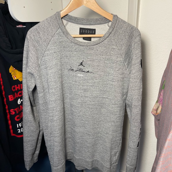 Jordan “I’m Back” Crewneck Sweater - Picture 1 of 2
